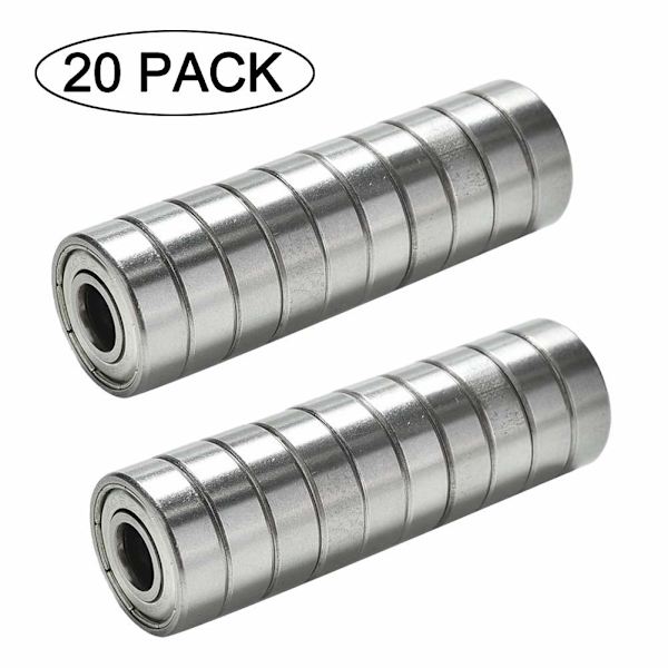 20 stk. Miniatyrkulelager 608zz Rulle Skate 8*22*7mm