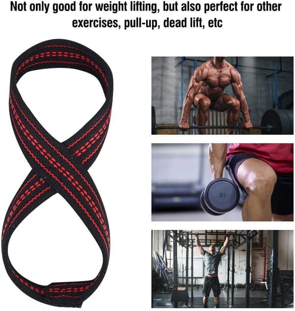 Sæt med to vægte bløde nylon muskeltræningsstropper Powerful Bod