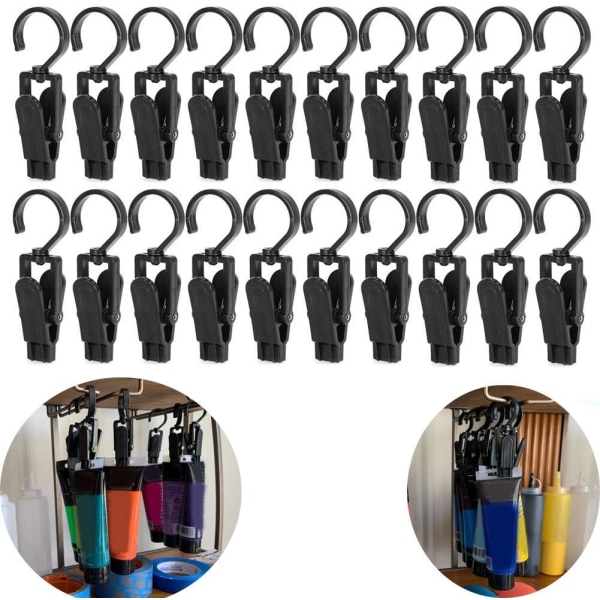 20 PCS super strong plastic family travel rotary suspension laund