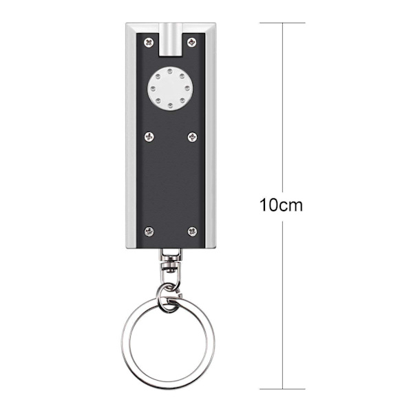 8 kpl Mini LED-avaimenperät Avaimenperän taskulamppu Pieni koiranpanta L