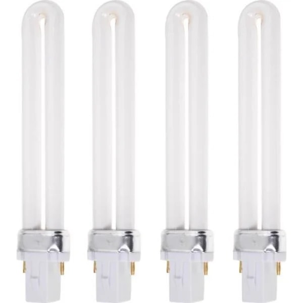 4 x 9W spiker UV-lamperør erstatning for 36w UV-herdende lampetørker A