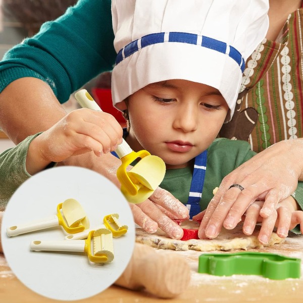 3 stk DIY Krumkake Deig Kutter Skive Dumpling Kake C