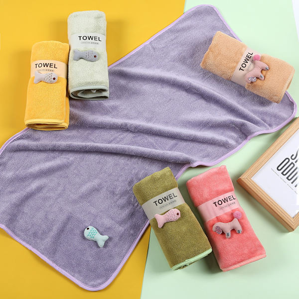 7 stycken mjuka mikrofiberhanddukar, absorberar vatten, tvättbar hemma, mjuk och skön