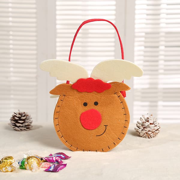 3 st Creative Julklappsförpackningar Vit Skägg Renen Snö
