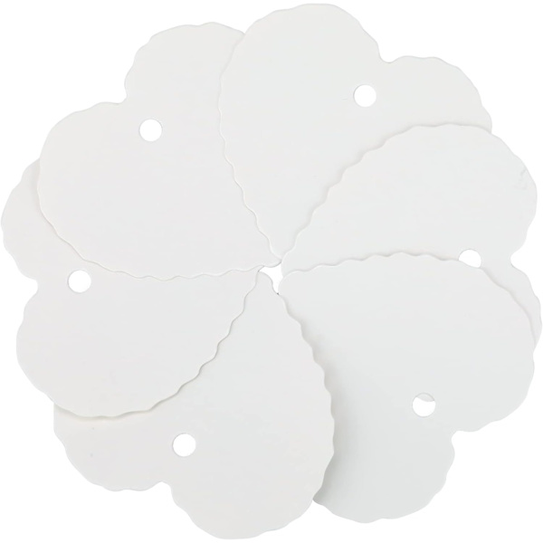 100 Kraftpapirlapper, Gavelapper, Bagasje-lapper - Blanke lapper for deg