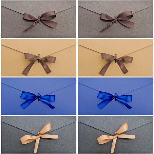 Kraftpaperikuoret, Retro-kuoret nauhalla, Elegantti ja tyylikäs