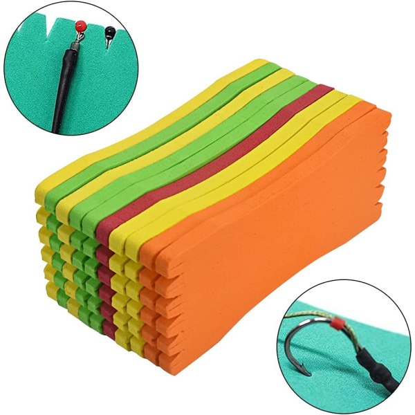 30 Pieces Fishing Foam Winder Board Fishing Foam Line Board Fishi