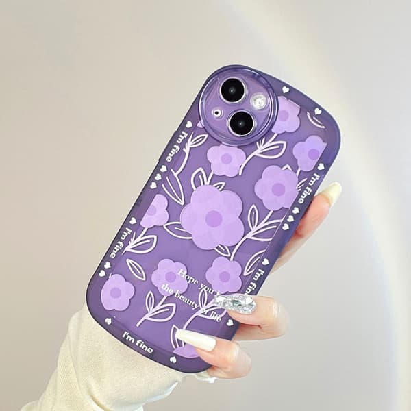 2 stk. Premium Farve til iPhone13ProMax Sød Graffiti Kærlighed F