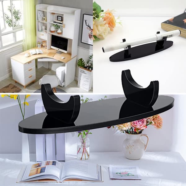 2 Stykker Akryl Display Stativ Pen Display Stativ Vandret Slot H