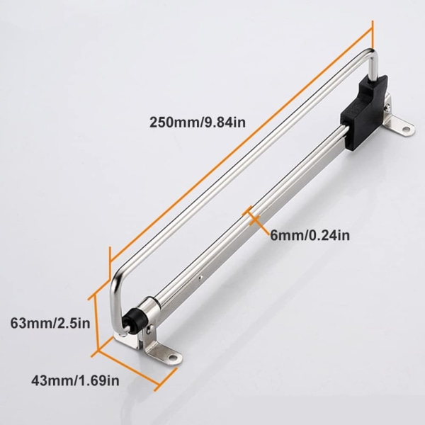 Telescopic Wardrobe Tube, Extendable Clothes Rail, Extendable War