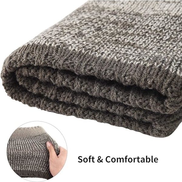 Vinter Fleece Halsvarmer - Termisk Halsgaiter Varmt Strikket