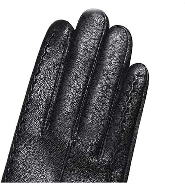 2 stk. Vinterhandsker til Kvinder, Varme PU Læder Touchscreen Handsker DXGHC