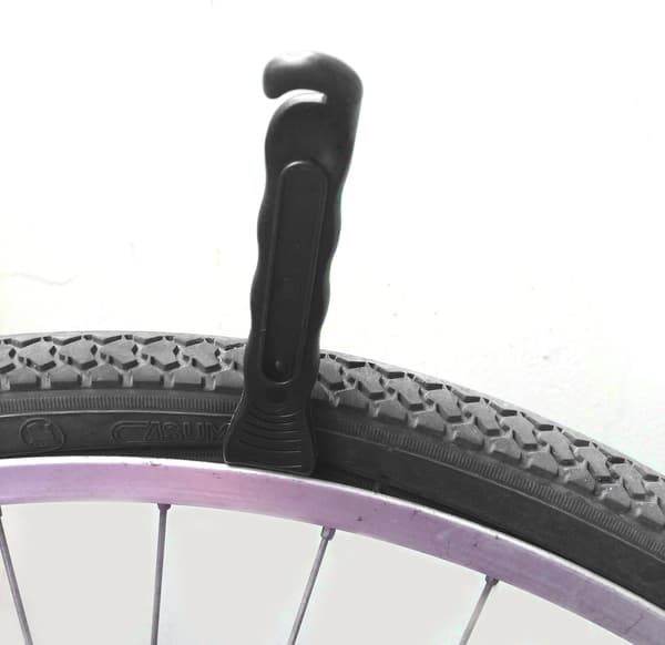 4-delad cykel däckjärn - högkvalitativ härdad plast