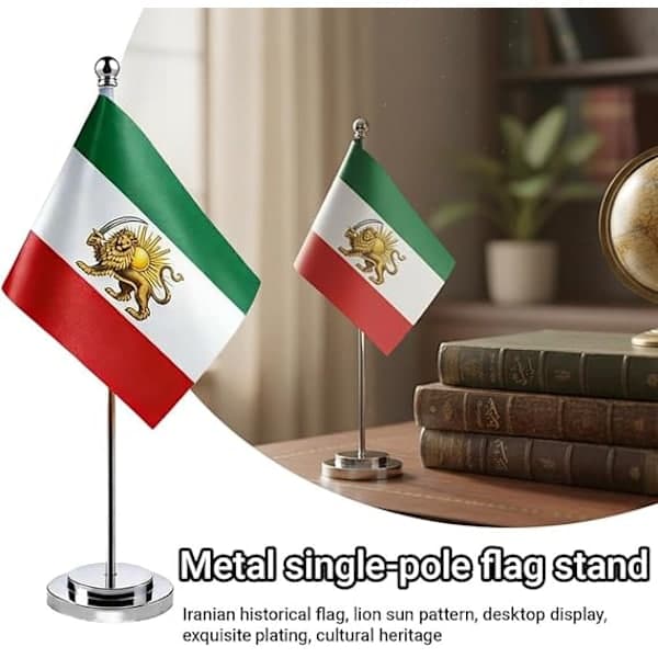 Iran flag table flag small single pole flag stand table decoration,AB
