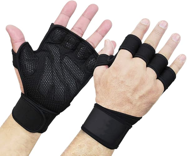 （Storlek L）CrossFit-handskar Viktlyftningshandskar - Skyddar handleder