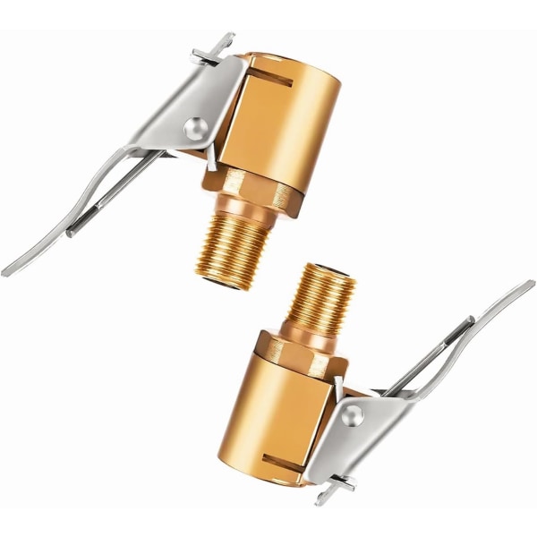 Bil Dekkventil Adapter, 8mm Messingspiss Pump Oppblåsingsventil Cl DXGHC