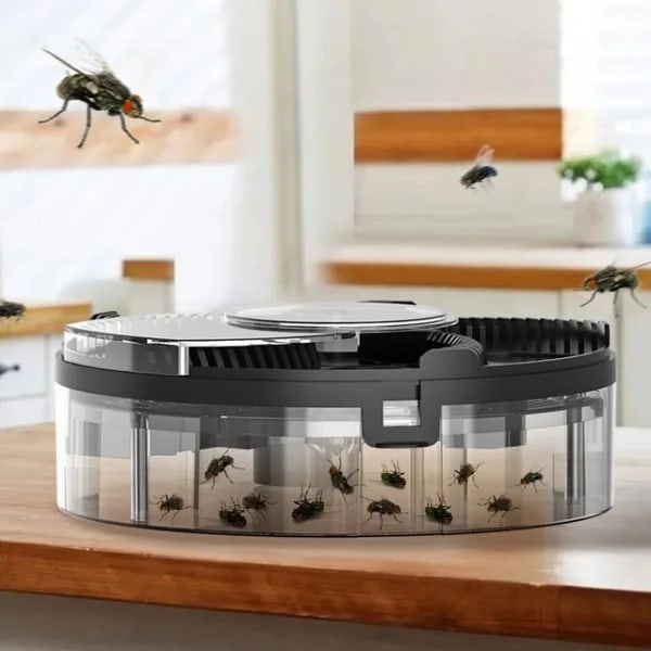 Elektrisk flugfångare, helautomatisk flugfälla