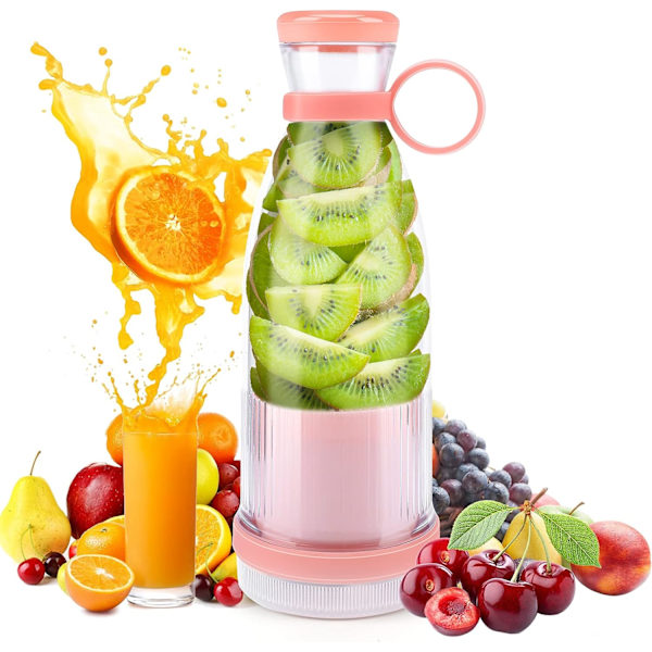 Bärbar Blenderflaska, USB Laddningsbar Mini Multifunktionell Bl