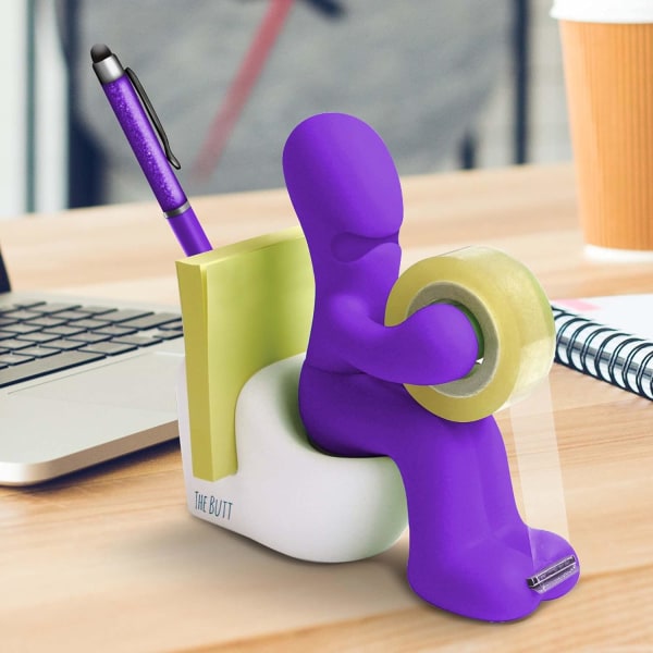 Le Butt Station Kontorrekvisita - Morsom Tape Dispenser - Fun og Co