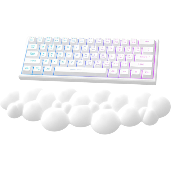 Blanc Nuage Mjukt Handledsstöd för Tangentbord, Bekvämt, Clavie DXGHC