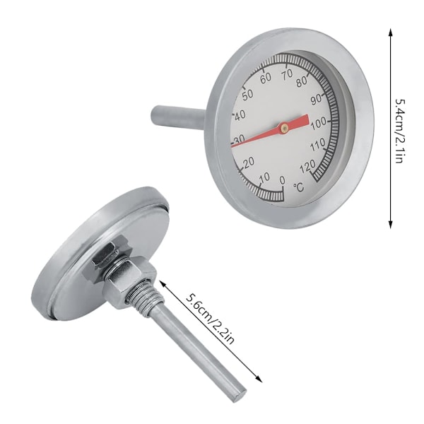 1 stk Grilltermometer Pizza Grill Matlaging Termometer Tempera