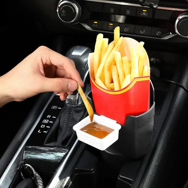 French Fry- og Sausbeholdersett, Hvit Elefant Gaveidé