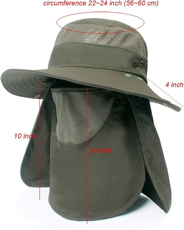 Unisex Fiskehatt - Foldbar Solhatt