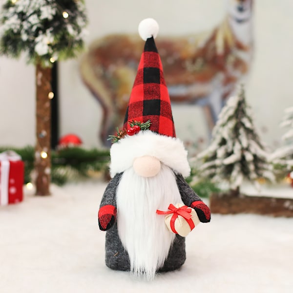 3 stycken juldekorationer julklappspåse Gammal man stan