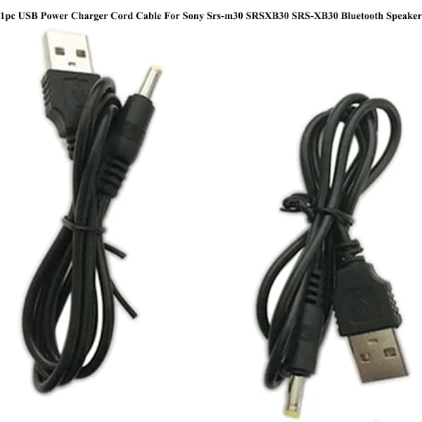 USB-ladekabel til Sony Srs-m30 SRSXB30 SRS-XB30,D