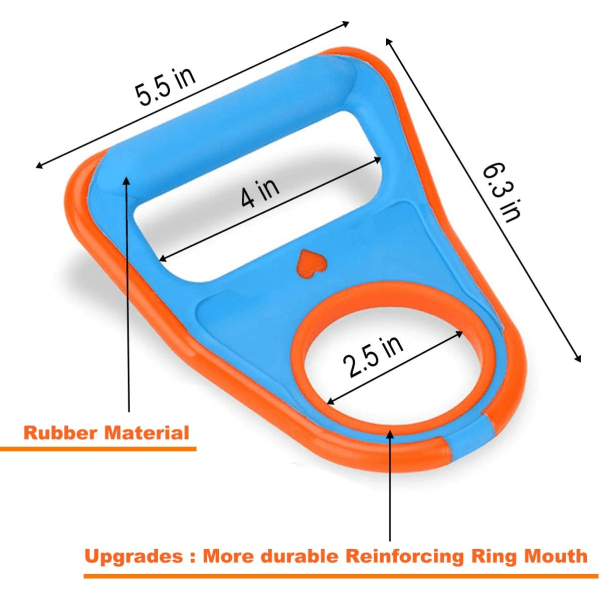 2-delt vannflaskehåndtak - 5 gallons flaskevannløfterport