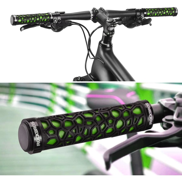 1 Par MTB Styregrep, Ergonomisk acex Sykkelgrep 2 Ender, Nei