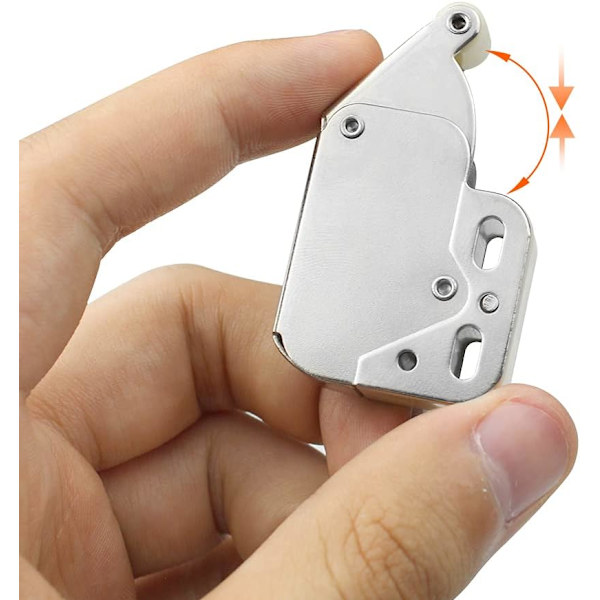 6 stycken Mini Touch-spärrar Dörrlås Mini Spärrfjäderlås
