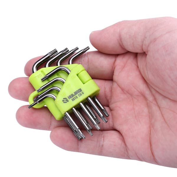 Offset Torx Nøgle, 8 Dele Torx Allen Nøgle Sæt, Stjerne Skruetrækker