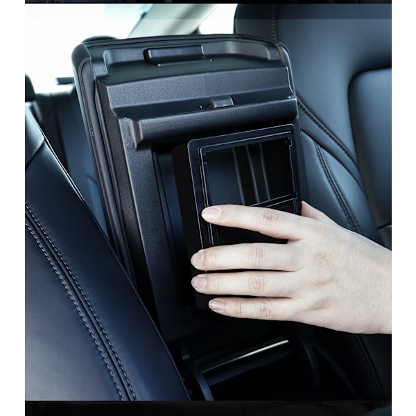 2 stk Tesla Model 3 Model Y Senterkonsoll Organizer Armlen Hides