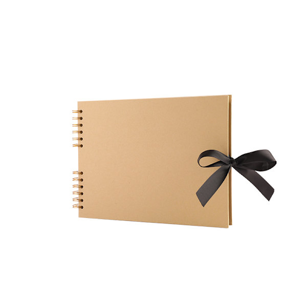 DIY-albumi Luova Jousi Solmu Kokoelma Albumikirja Kraft Paperi