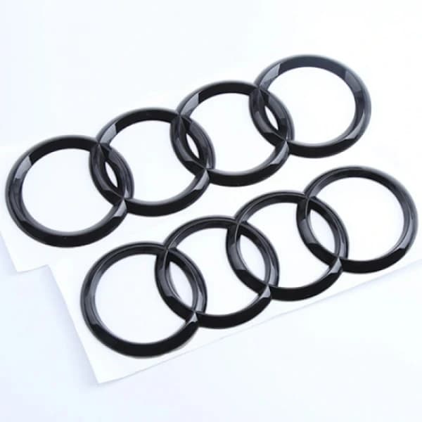 2 Audi lys svart front- og bakmerkerringer A1 A3 A4 A5 273MM 1,ta