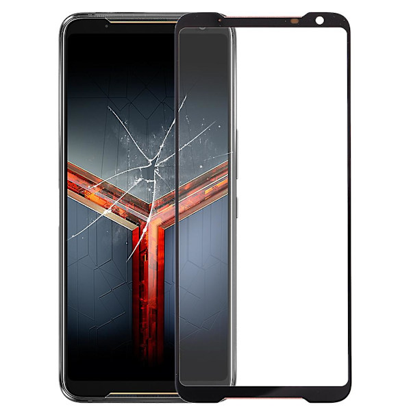 Frontskärm yttre glasobjektiv för Asus Rog Phone Ii Zs660kl DXGHC