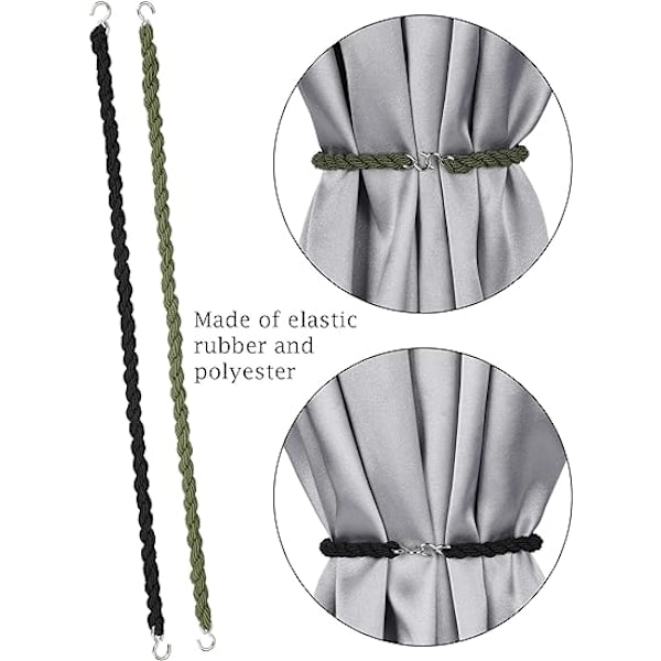 12 stk Elastiske Støvle Stropper Militære Benstropper Blousing Garter