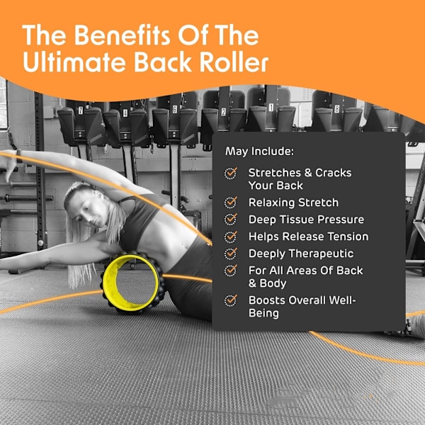 Ryggrulle, Ryggstretch & Ryggpress för Ryggsmärta - Premium Fo