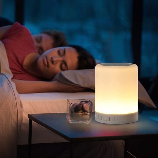 Nattlys Bluetooth-høyttaler, Bærbar Trådløs Bluetooth-høyttaler