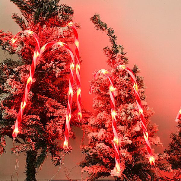 5 stycken julgodislampor, solcellsdrivna stavar, marklampor