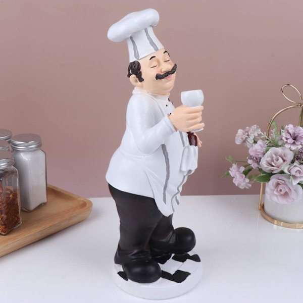 Kockfamilj Modell Spis Modell Mini Kock Staty Retro Kock Resin