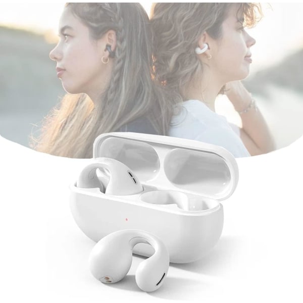 Wireless Ear Clip Bone Conduction-hörlurar, 2024 New Mini Bone