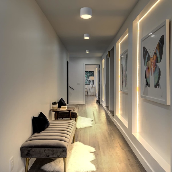 Hvid LED Loft Spotlight 3000K Varmt Hvid 12W Loft Spot