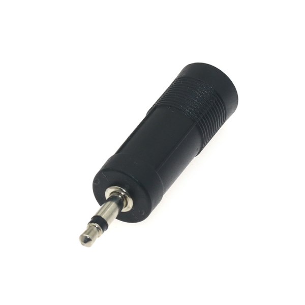 To-polet mikrofonadapter 6,5 hun til 3,5 han headset interface