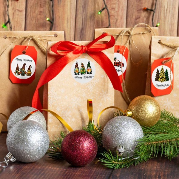 Rullar klistermärken Jul semester dekorationer presenter serie klistermärke