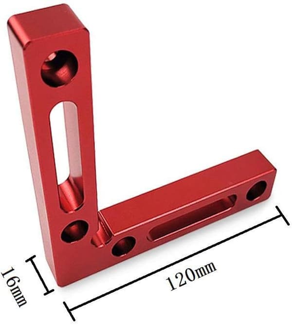 4,7\" x 4,7\" 90 asteen kulmaprofiili (2 kpl), alumiini