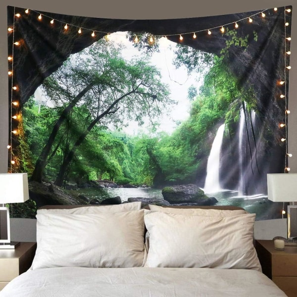 Sunset Wall Tapestry Forest Ocean Mountains Tapestry Wall Han DXGHC