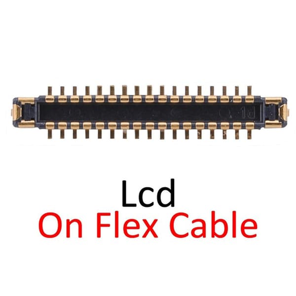 LCD Display FPC-kontakt på flexkabel för iPhone XS Max DXGHC