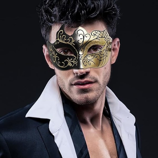 Venetiansk Mask för Cosplay, Karneval, Karneval, Temafest, f DXGHC